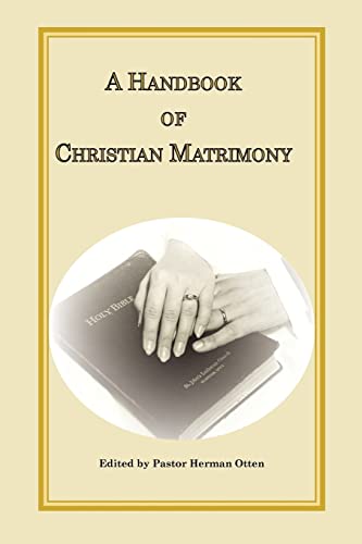 9780964479920: A Handbook of Christian Matrimony