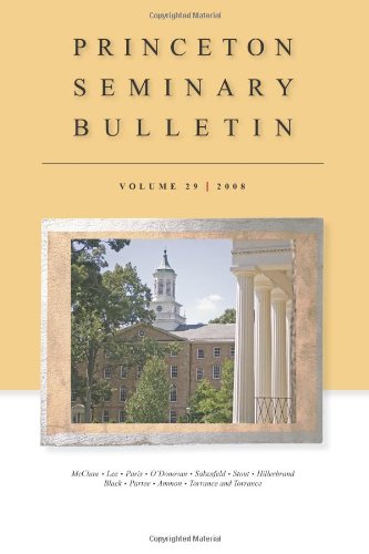 Imagen de archivo de Princeton Seminary Bulletin : Volume 29 a la venta por Better World Books