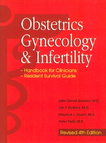 Stock image for Obstetrics, Gynecology and Infertility: Handbook for Clinicians-Resident Survival Guide for sale by BooksRun