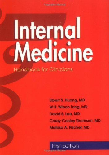 Stock image for Internal Medicine: Handbook for Clinicians (RESIDENT SURVIVAL GUIDE SERIES) for sale by St Vincent de Paul of Lane County
