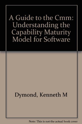 Imagen de archivo de A Guide to the CMM : Understanding the Capability Maturity Model for Software a la venta por Better World Books: West