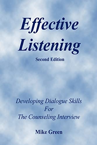 Beispielbild fr Effective Listening zum Verkauf von Better World Books