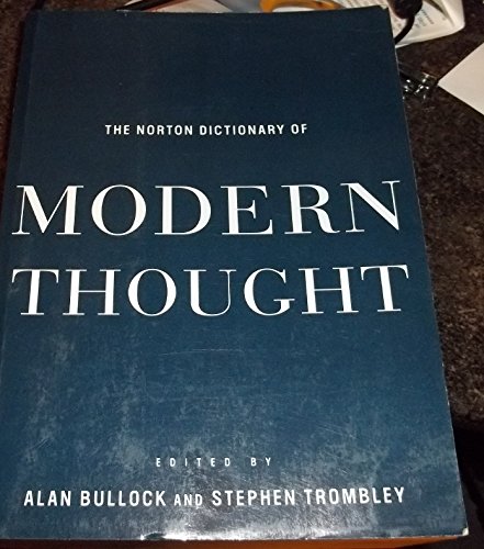 Imagen de archivo de The Norton Dictionary of Modern Thought a la venta por Better World Books