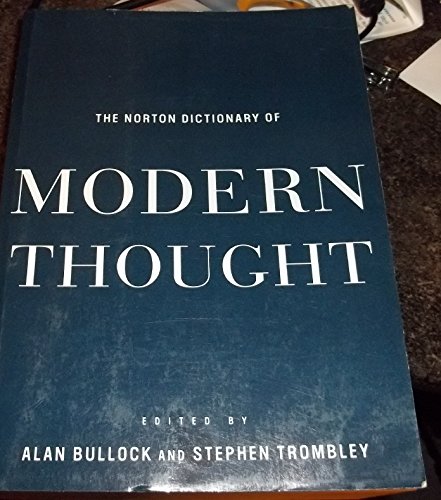 Stock image for The Norton Dictionary of Modern Thought for sale by Better World Books