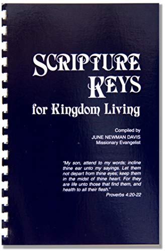 9780965023900: Scripture Keys for Kingdom Living by June Newman Davis (2001) Plastic Comb