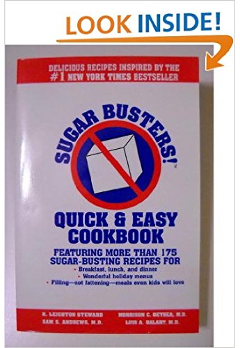 Beispielbild fr Sugar Busters Quick and Easy Cookbook zum Verkauf von Wonder Book