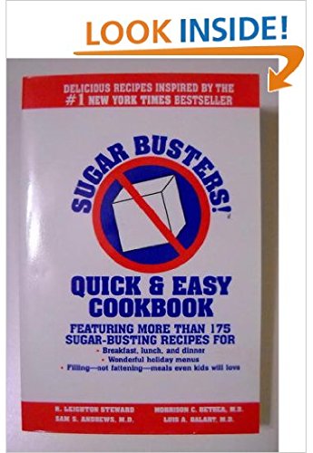 Stock image for Sugar Busters Quick and Easy Cookbook for sale by Wonder Book
