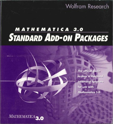 Beispielbild fr Mathematica 3.0 Standard Add-On Packages zum Verkauf von Wonder Book