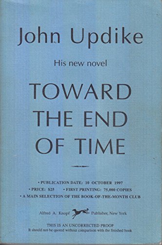 Stock image for Toward The End Of Time for sale by Better World Books