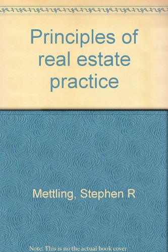 Stock image for Principles of real estate practice for sale by Drew