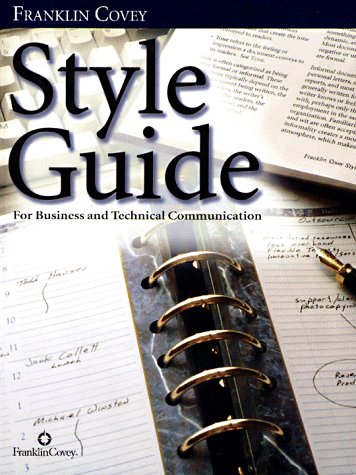 Beispielbild fr Style Guide for Business and Technical Communication zum Verkauf von Better World Books: West