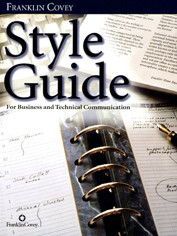9780965248112: Style Guide: For Business and Technical Communication