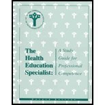 Stock image for The Health Education Specialist: A Study Guide for Professional Competence for sale by ThriftBooks-Dallas