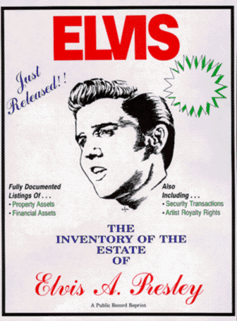 The Inventory of the Estate of Elvis A. Presley (9780965264198) by Singer, Richard