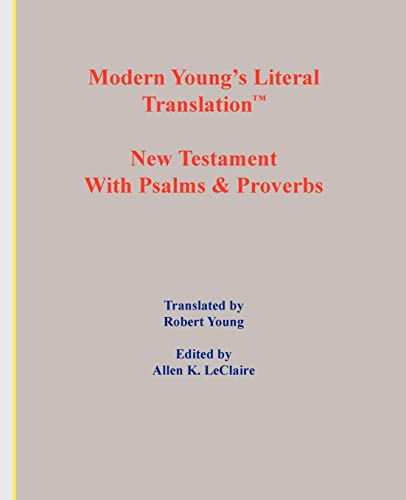 Stock image for Modern Young's Literal Translation New Testament for sale by Orion Tech