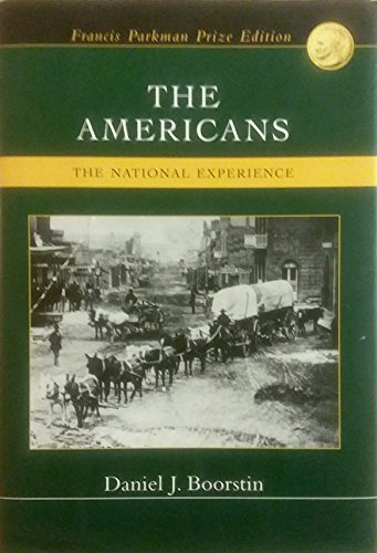 Beispielbild fr The Americans, the national experience zum Verkauf von Better World Books