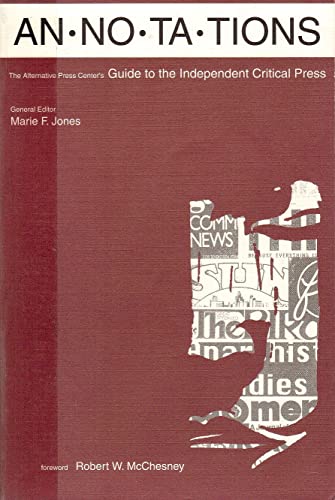 Beispielbild fr Annotations: A Guide to the Independent Critical Press zum Verkauf von The Maryland Book Bank