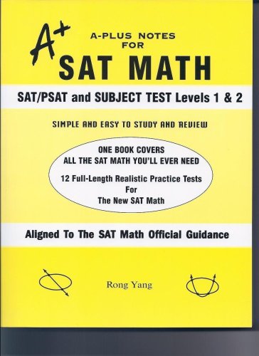 9780965435260: A-Plus Notes For SAT Math