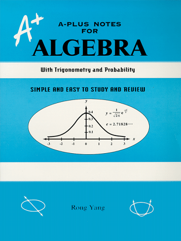 Beispielbild fr A-Plus Notes for Algebra zum Verkauf von Better World Books