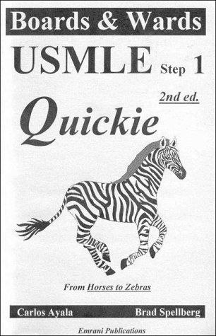 Stock image for USMLE Step 1 Quickie for sale by Thomas F. Pesce'
