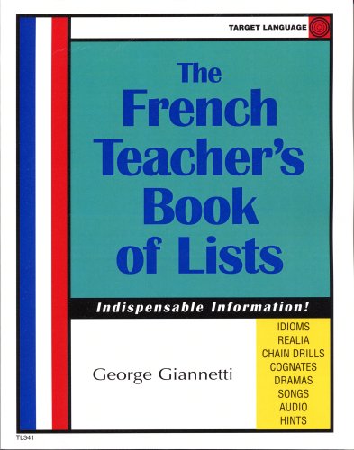 Beispielbild fr The French Teacher's Book Of Lists (French Edition) zum Verkauf von ThriftBooks-Atlanta