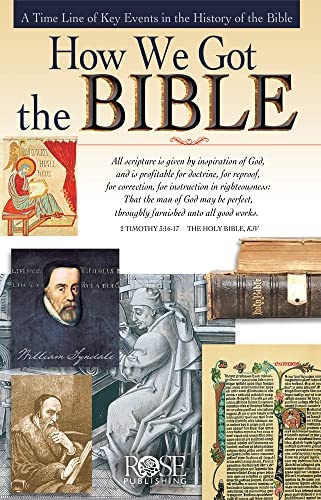 Stock image for How We Got the Bible Pamphlet: A Timeline of Key Events and History of the Bible (Increase Your Confidence in the Reliability of the Bible) for sale by SecondSale