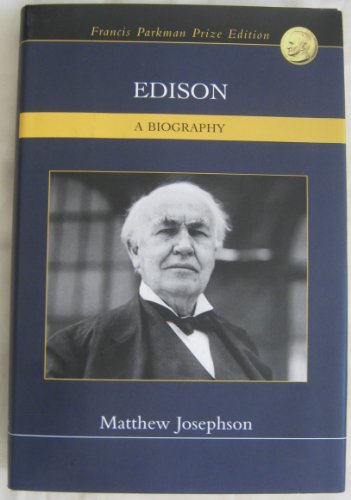 Stock image for Edison - A Biography for sale by New Legacy Books