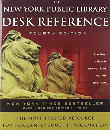 Stock image for The New York Public Library Desk Reference for sale by HPB Inc.
