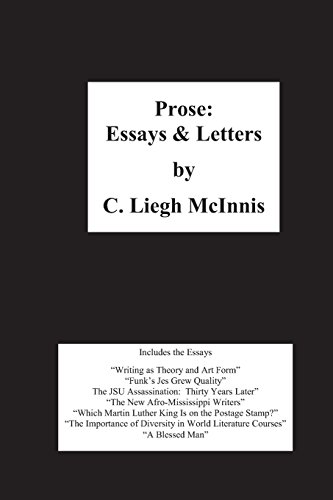 Stock image for Prose: Essays and Personal Letters for sale by Jay W. Nelson, Bookseller, IOBA