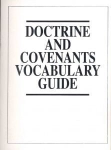 Doctrine and Covenants Vocabulary Guide (9780965583565) by Tolman, Blair; Wright, Greg
