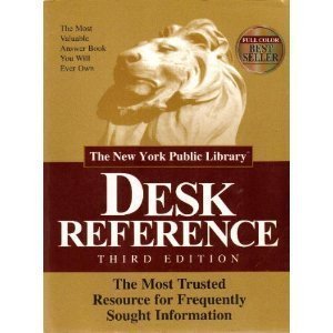 Stock image for New York Public Library Desk Reference 3 for sale by Better World Books: West