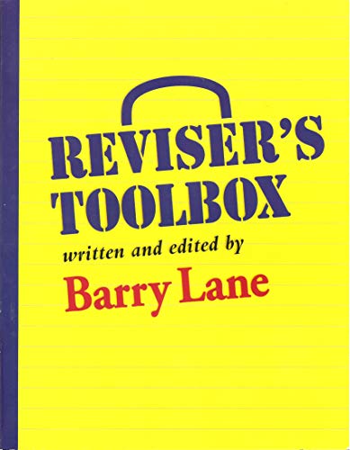 Stock image for The Reviser's Toolbox for sale by Gulf Coast Books