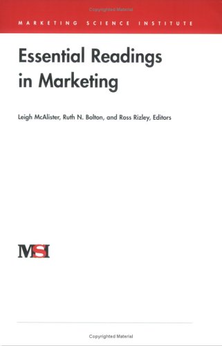 Beispielbild fr Essential Readings in Marketing zum Verkauf von Better World Books