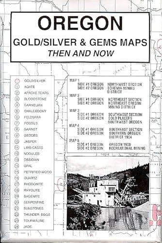 Stock image for Oregon Gold Silver and Gem Maps for sale by GF Books, Inc.