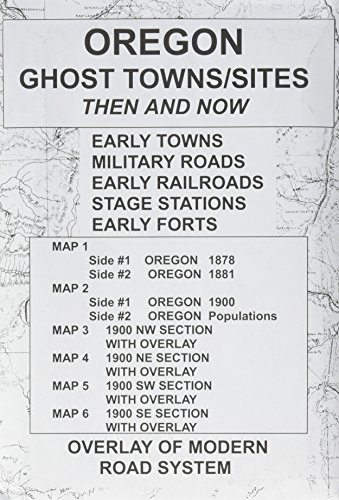 Stock image for Oregon Ghost Towns Sites Map for sale by Save With Sam