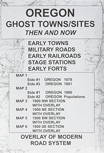 Stock image for Oregon Ghost Towns Sites Map for sale by Pam's Fine Books