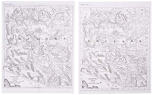 9780965755887: Arizona, Ghost Towns, 6 Map Set Then & Now