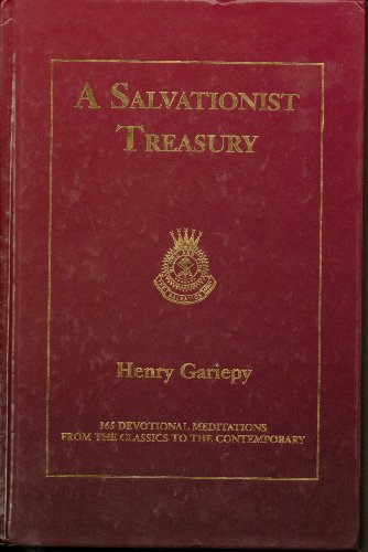 Beispielbild fr A Salvationist Treasury zum Verkauf von Better World Books