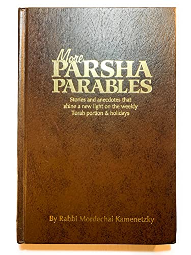 Imagen de archivo de More Parsha Parables a la venta por Front Cover Books