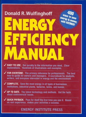 9780965792677: Energy Efficiency Manual