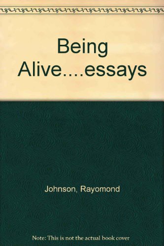 Imagen de archivo de Being Alive.essays a la venta por MusicMagpie