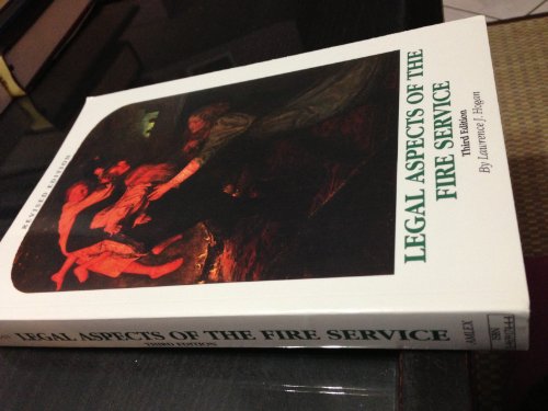 Stock image for Legal Aspects of the Fire Service for sale by Big Bill's Books