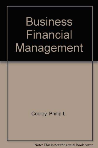 Immagine dell'editore per Business Financial Management venduto da ThriftBooks-Dallas
