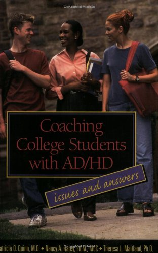 Beispielbild fr Coaching College Students with AD/HD: Issues and Answers zum Verkauf von SecondSale