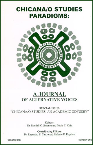 Imagen de archivo de Chicana/O Studies Paradigms: A Journal of Alternative Voices a la venta por HPB-Diamond