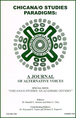 Stock image for Chicana/O Studies Paradigms: A Journal of Alternative Voices for sale by HPB-Diamond