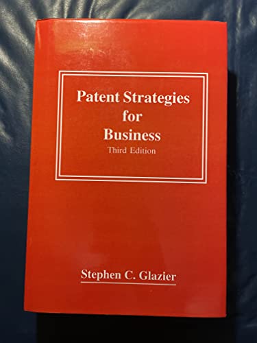Stock image for Patent Strategies for Business for sale by Better World Books