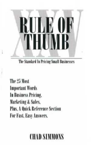 Imagen de archivo de Rule of Thumb: The Standard in Pricing Small Businesses a la venta por JR Books