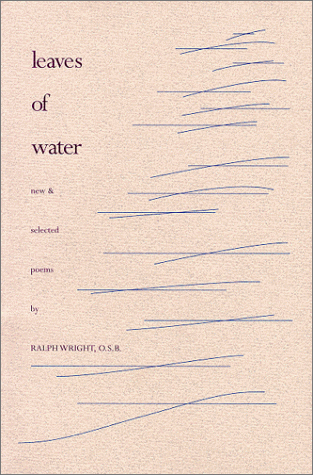 Stock image for leaves of water. new & selected poems for sale by Boomer's Books