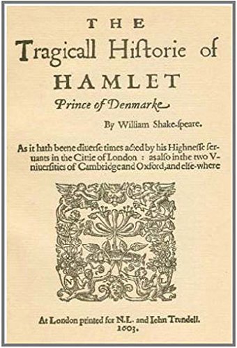 9780966212686: Shakespeare's Hamlet, the 1st Quarto of 1603 in Facsimile